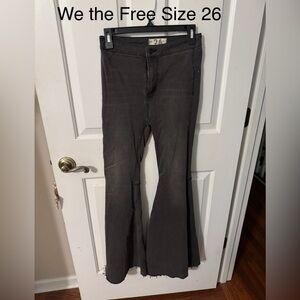 We the Free Women's Black Flare Jeans
